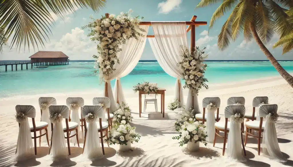 Freie Trauung am Strand. Destination Weddings sind im Trend.