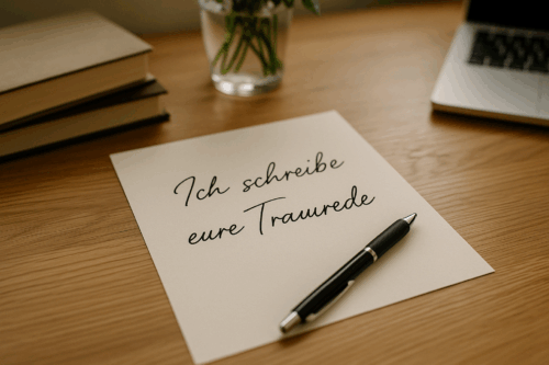 Traurede, Persönliche Rede